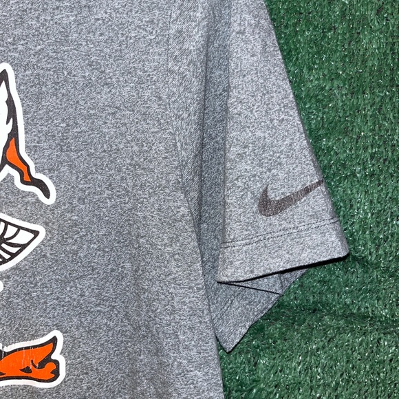 Cleveland Browns Nike Elf Logo Gray Shirt Men's Sz S Football Ohio - Picture 3 of 5